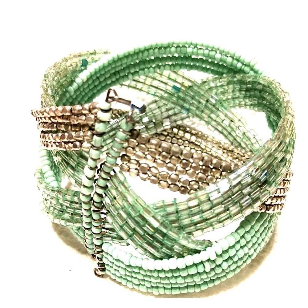 Bohemian Multi Layers Beaded Bracelet - image 1